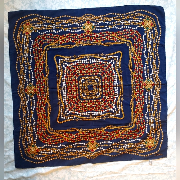 Chanel Silk Scarf - Picture 11 of 11